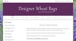 Desktop Screenshot of designerwheatbags.com.au