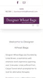 Mobile Screenshot of designerwheatbags.com.au